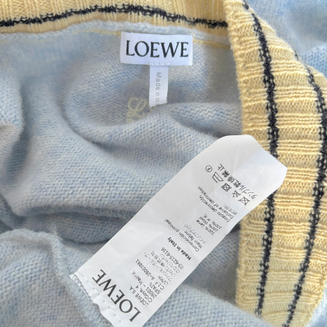 Loewe v-neck sweater dress