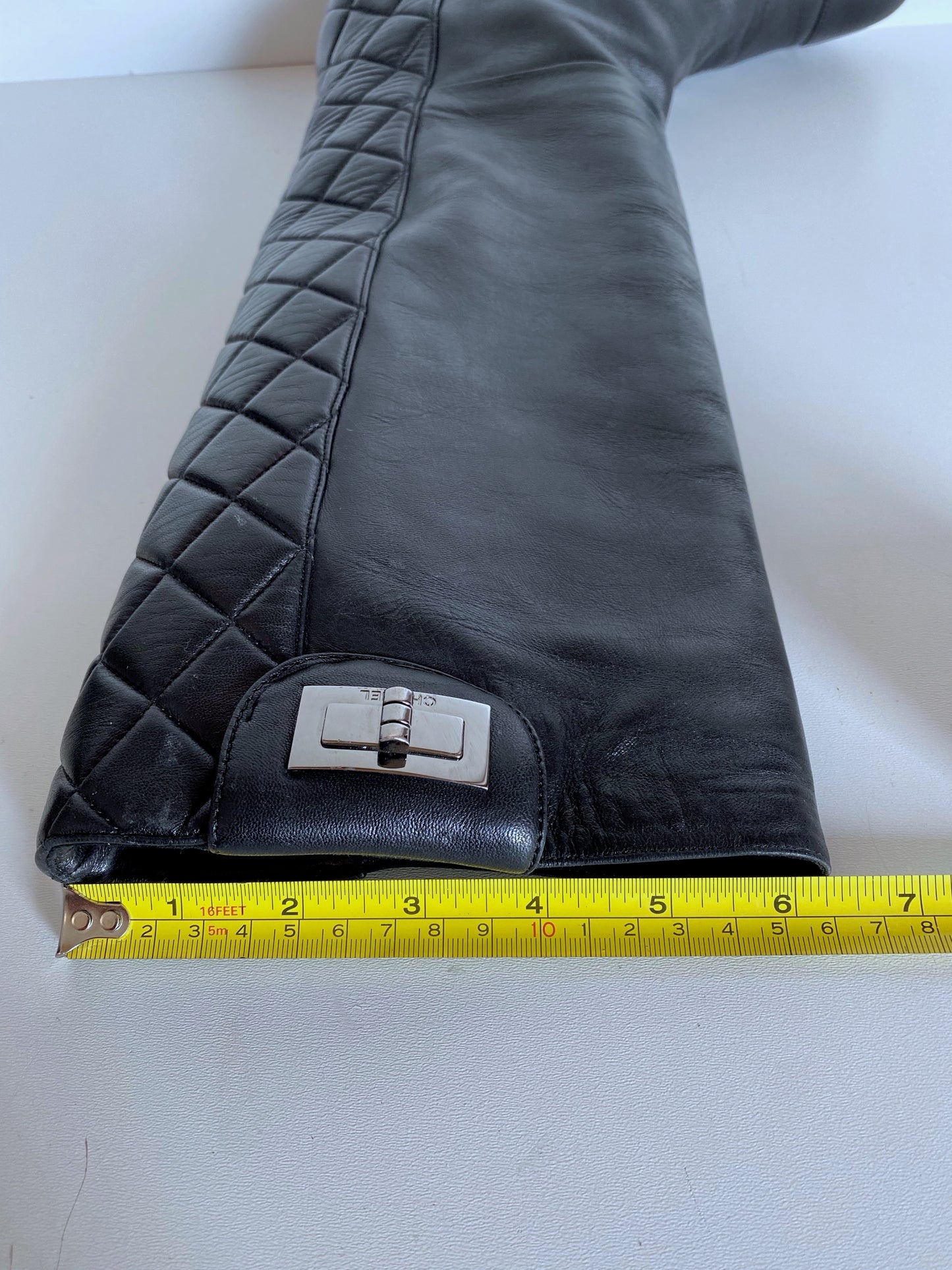 Chanel leather boots