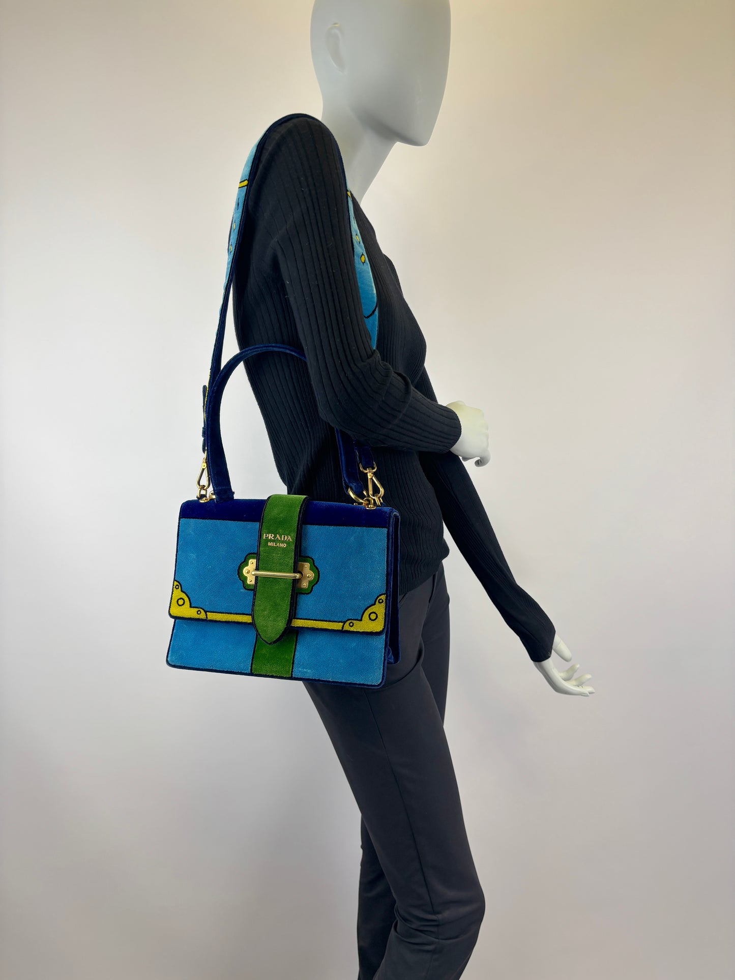 Prada "Cahier" shoulder bag