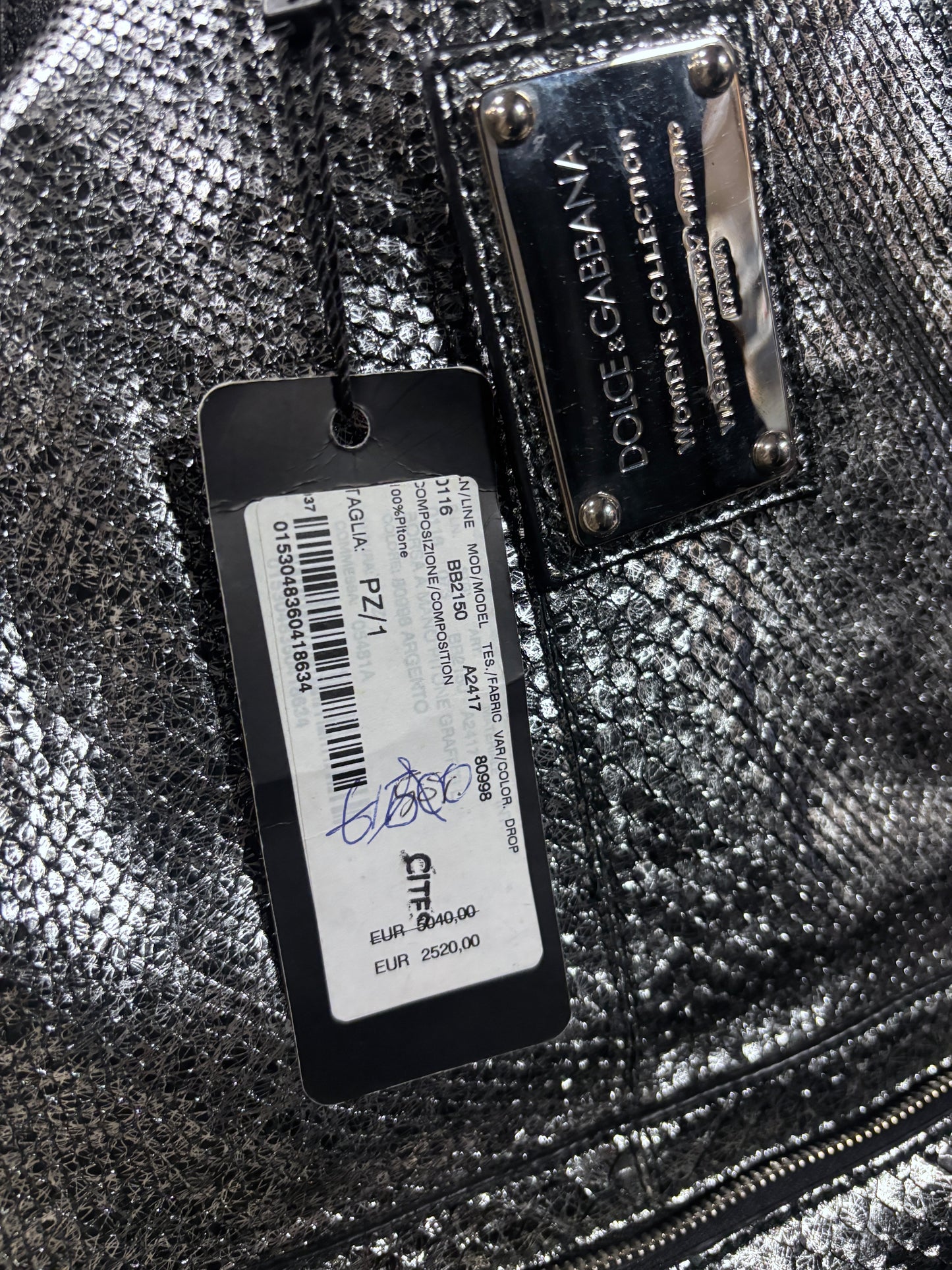 Dolce & Gabbana python tote