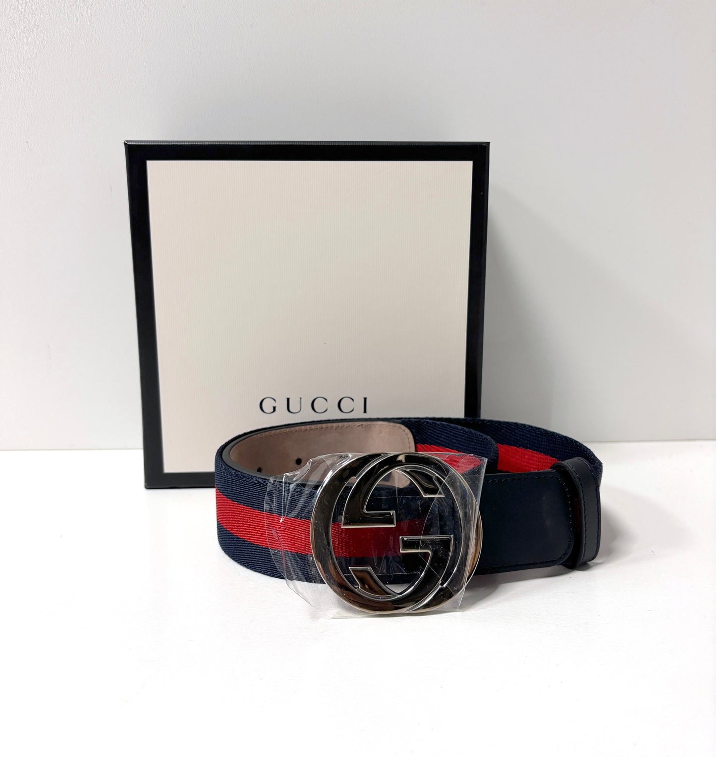 Gucci "GG Interlocking" belt
