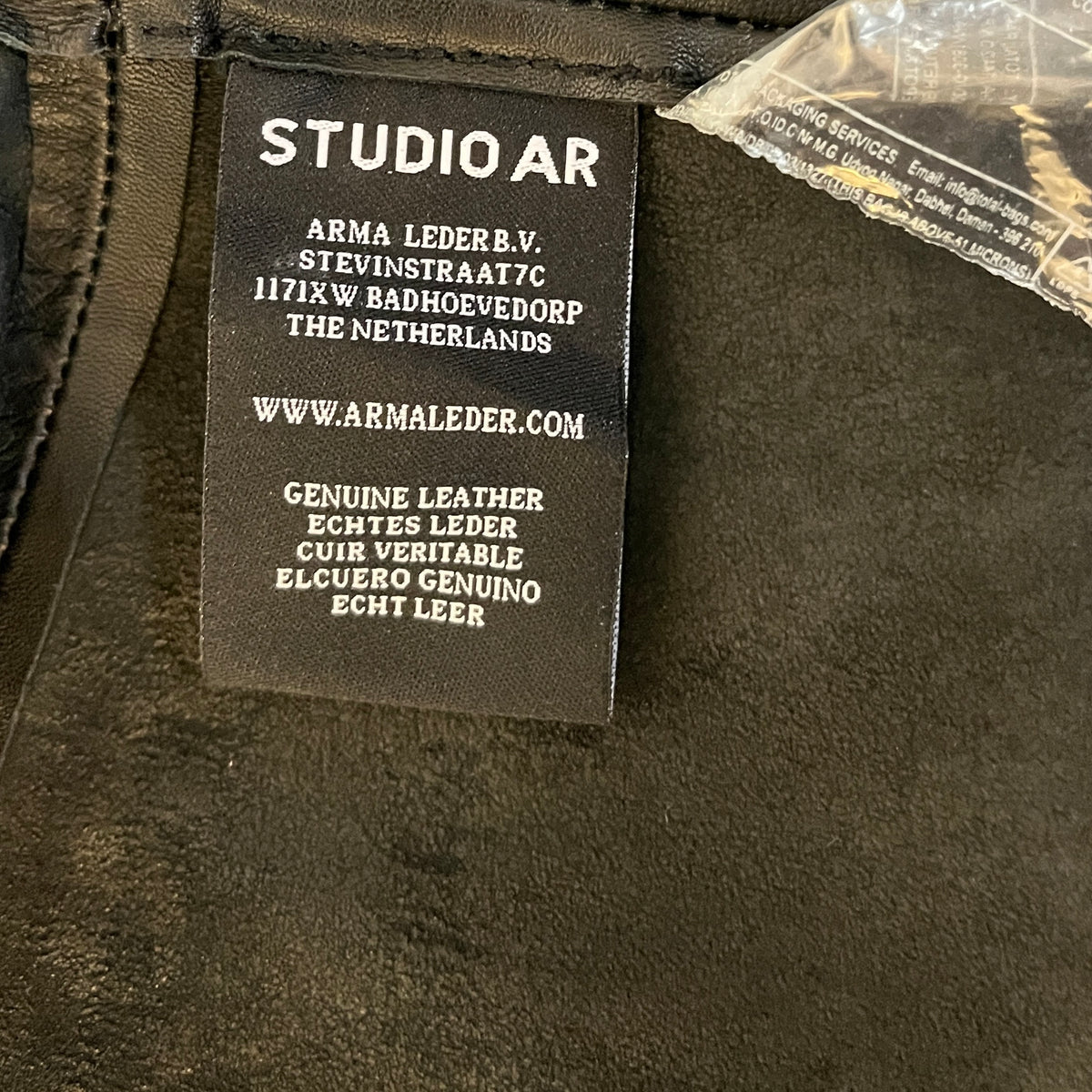 Studio AR leather shirt