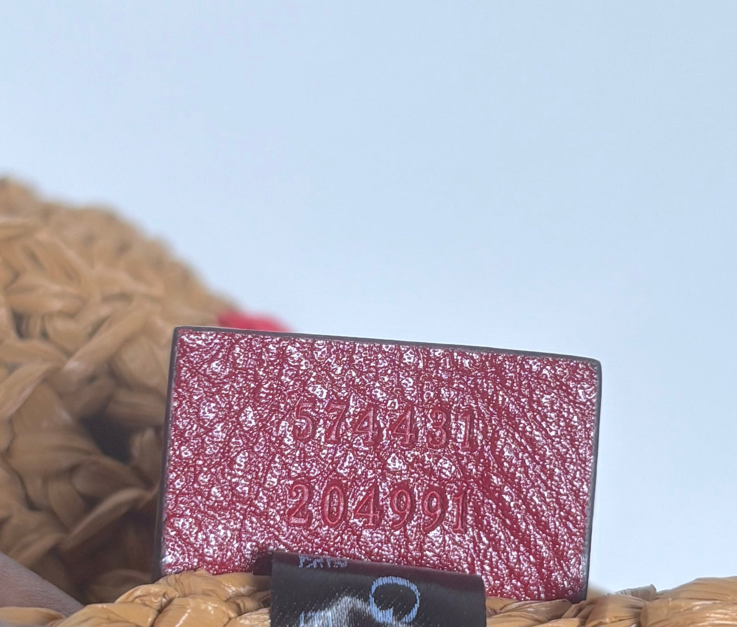 Gucci GG Marmont Raffia Tote