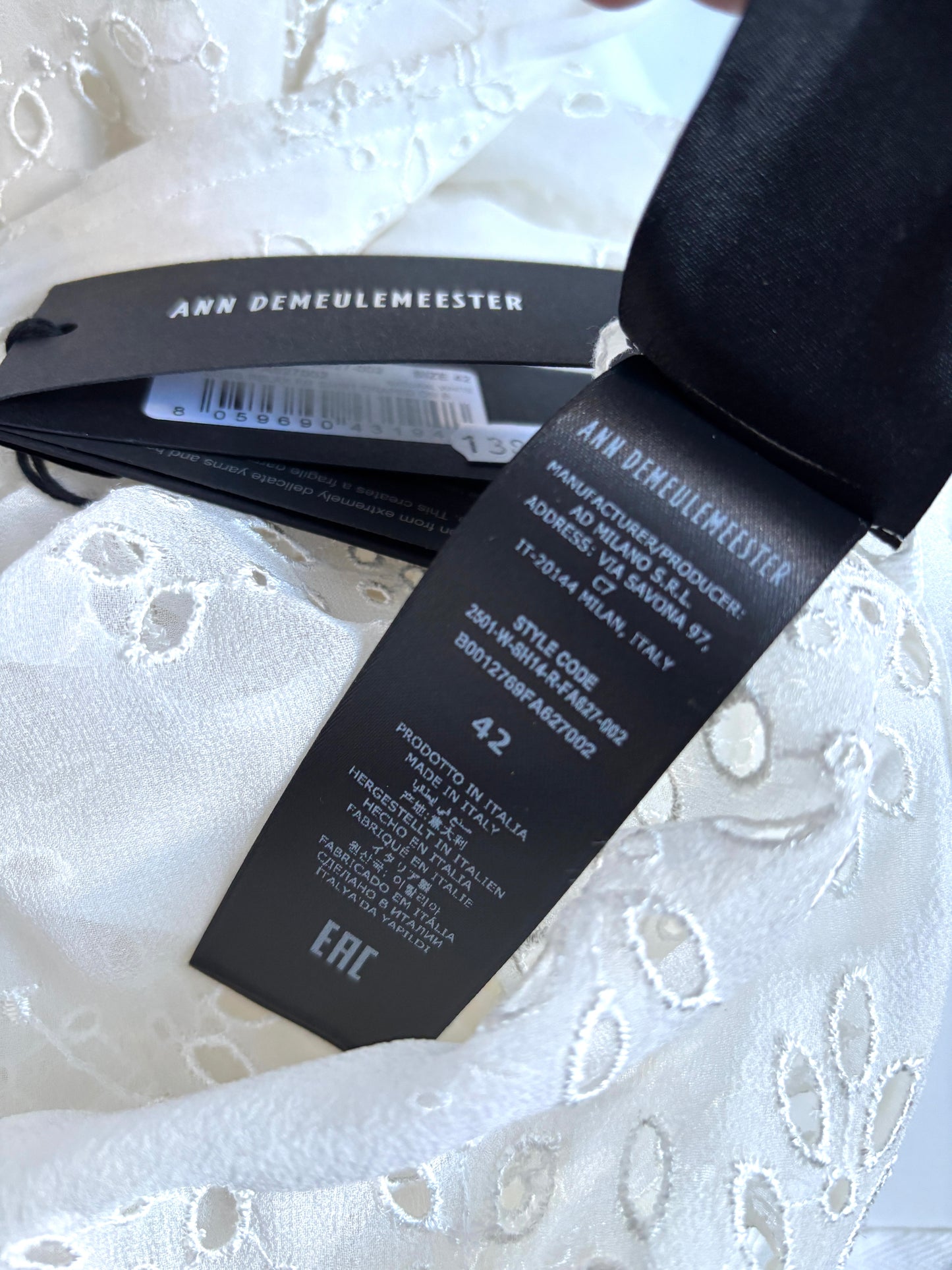 Ann Demeulemeester blouse.