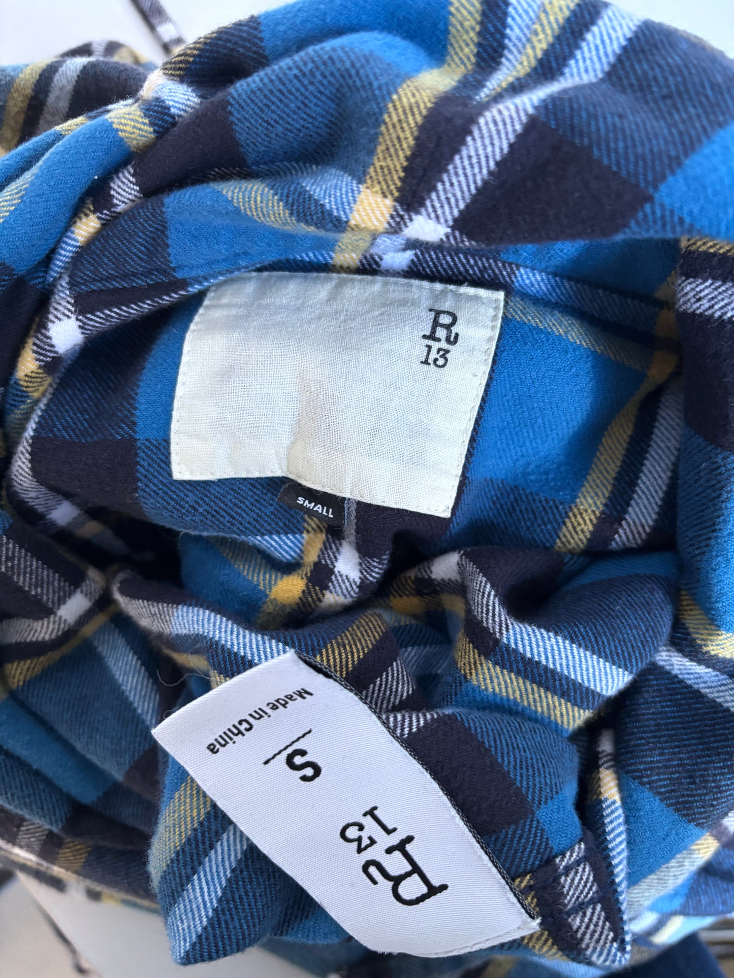 R13 work shirt