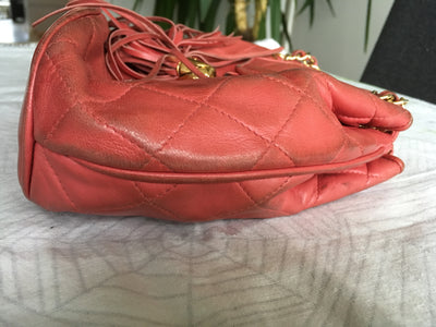 Wear on the Vintage hobo before restoration