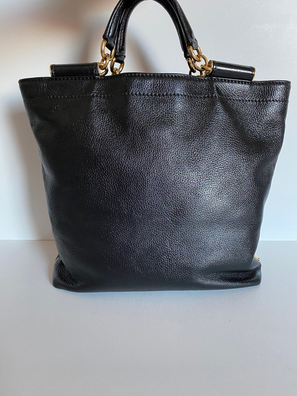 Dolce & Gabbana bag after recolouring to black