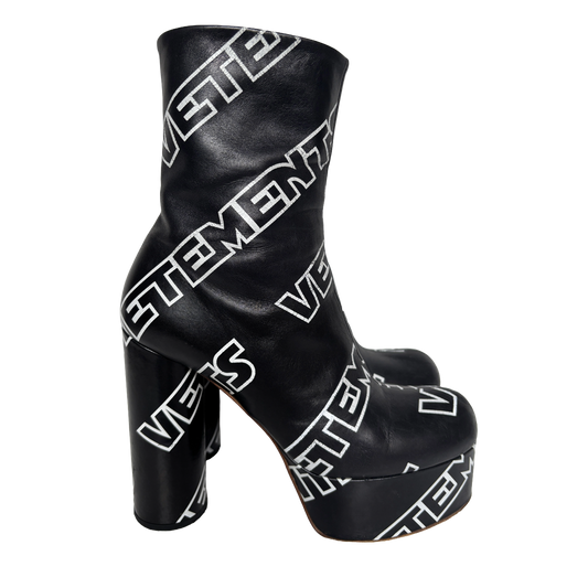 Vetements platform ankle boots