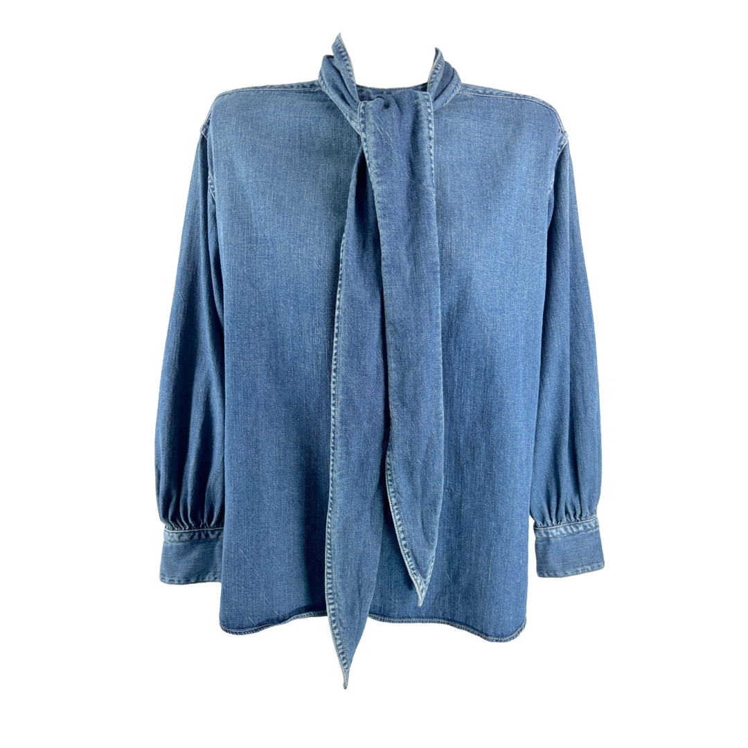 45R denim blouse