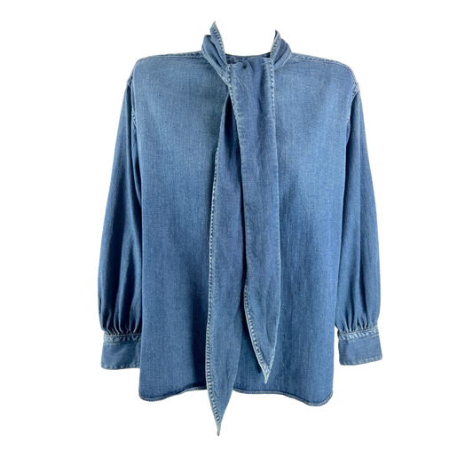 45R denim blouse