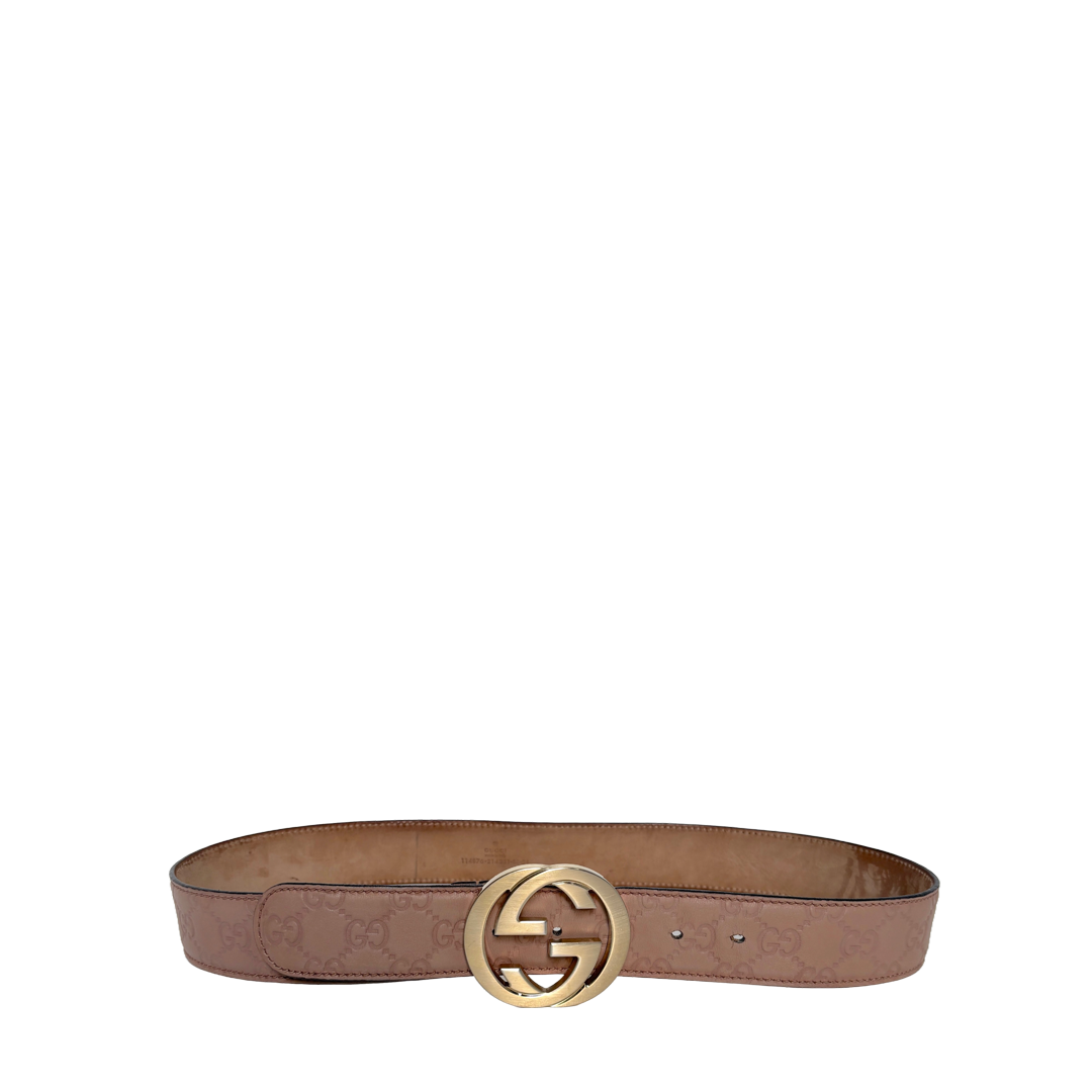 Gucci "Interlocking GG" belt