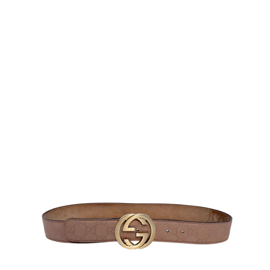Gucci "Interlocking GG" belt