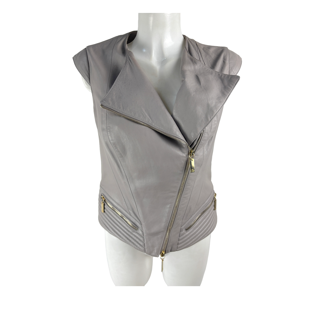 Elisabetta Franchi leather vest