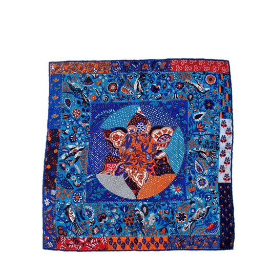 Hermès "Piqué Fleuri de Provence" scarf