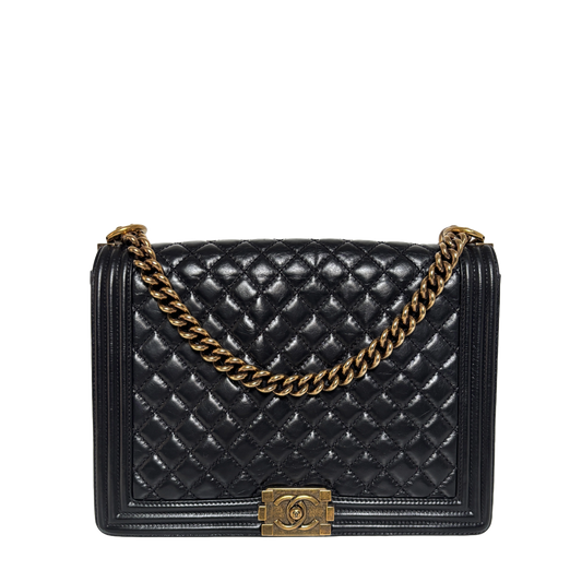 Chanel "Boy Jumbo 30" shoulder bag