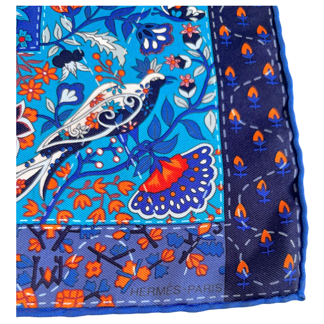 Hermès "Piqué Fleuri de Provence" scarf