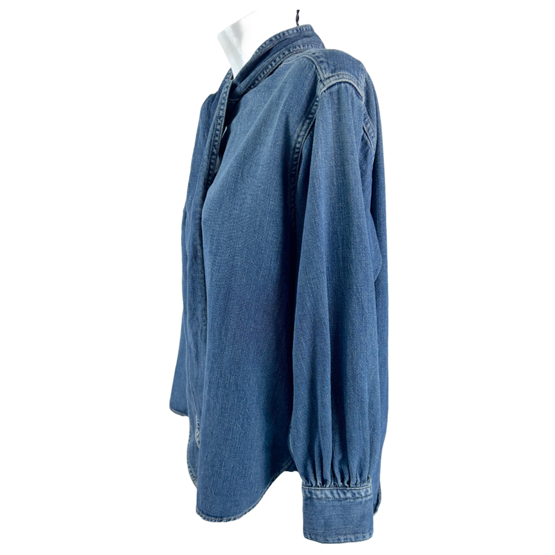 45R denim blouse