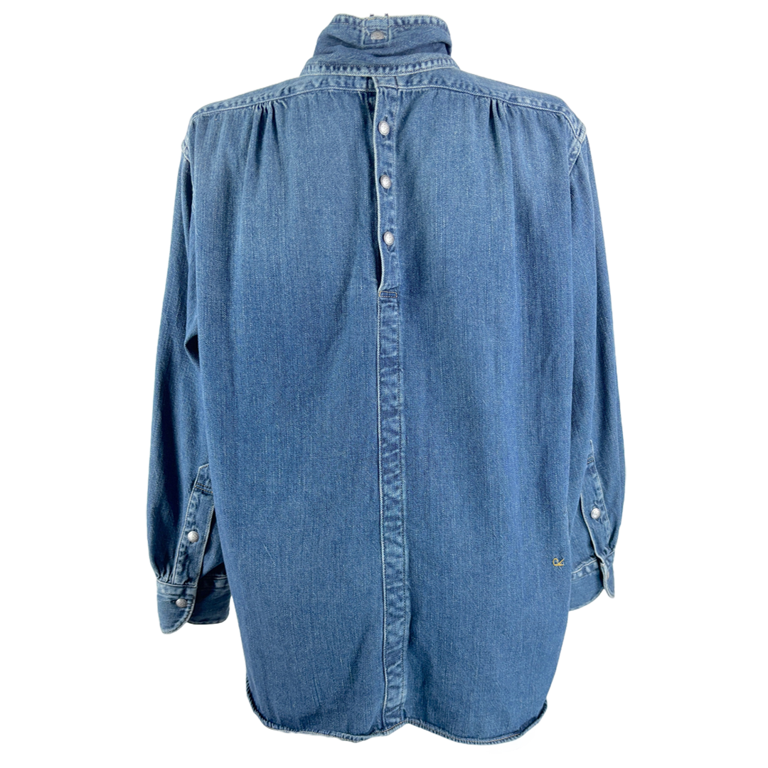 45R denim blouse
