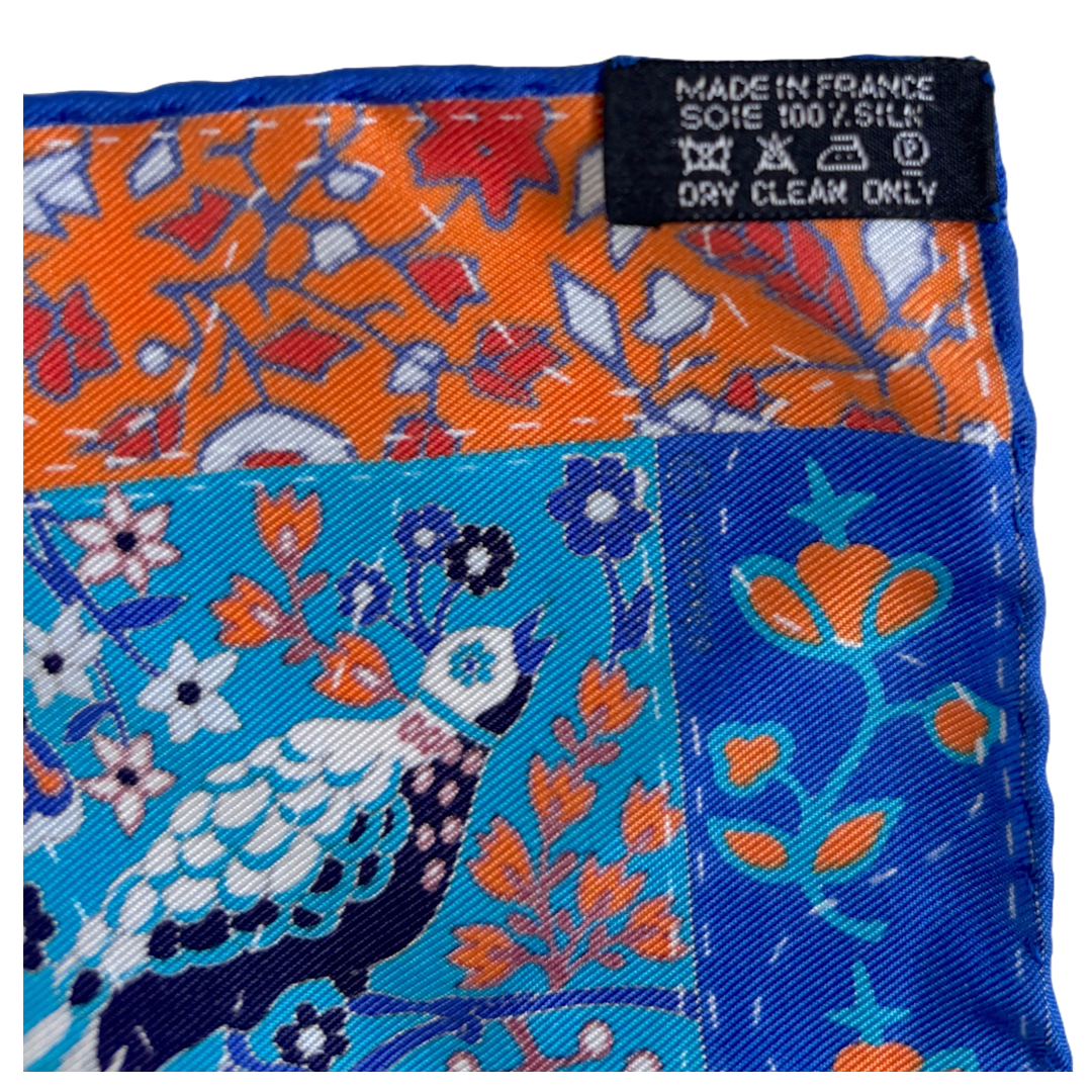 Hermès "Piqué Fleuri de Provence" scarf
