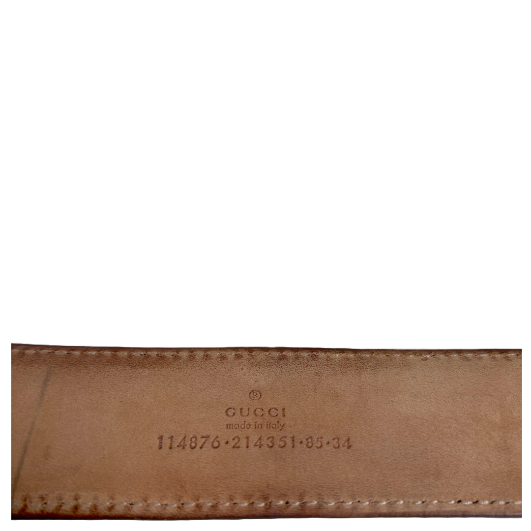 Gucci "Interlocking GG" belt