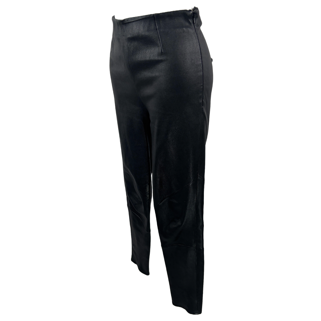SET leather pants