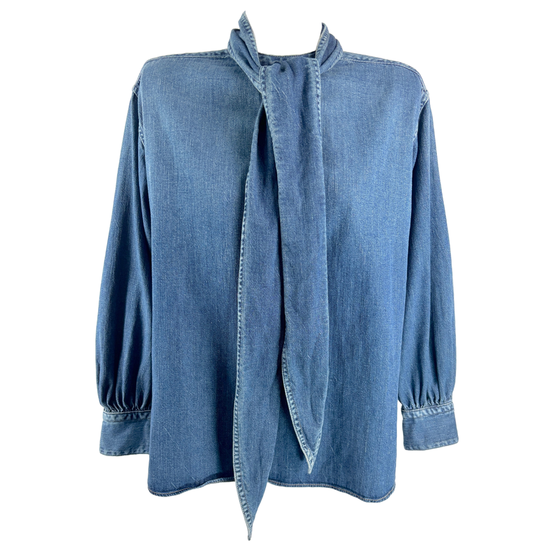 45R denim blouse
