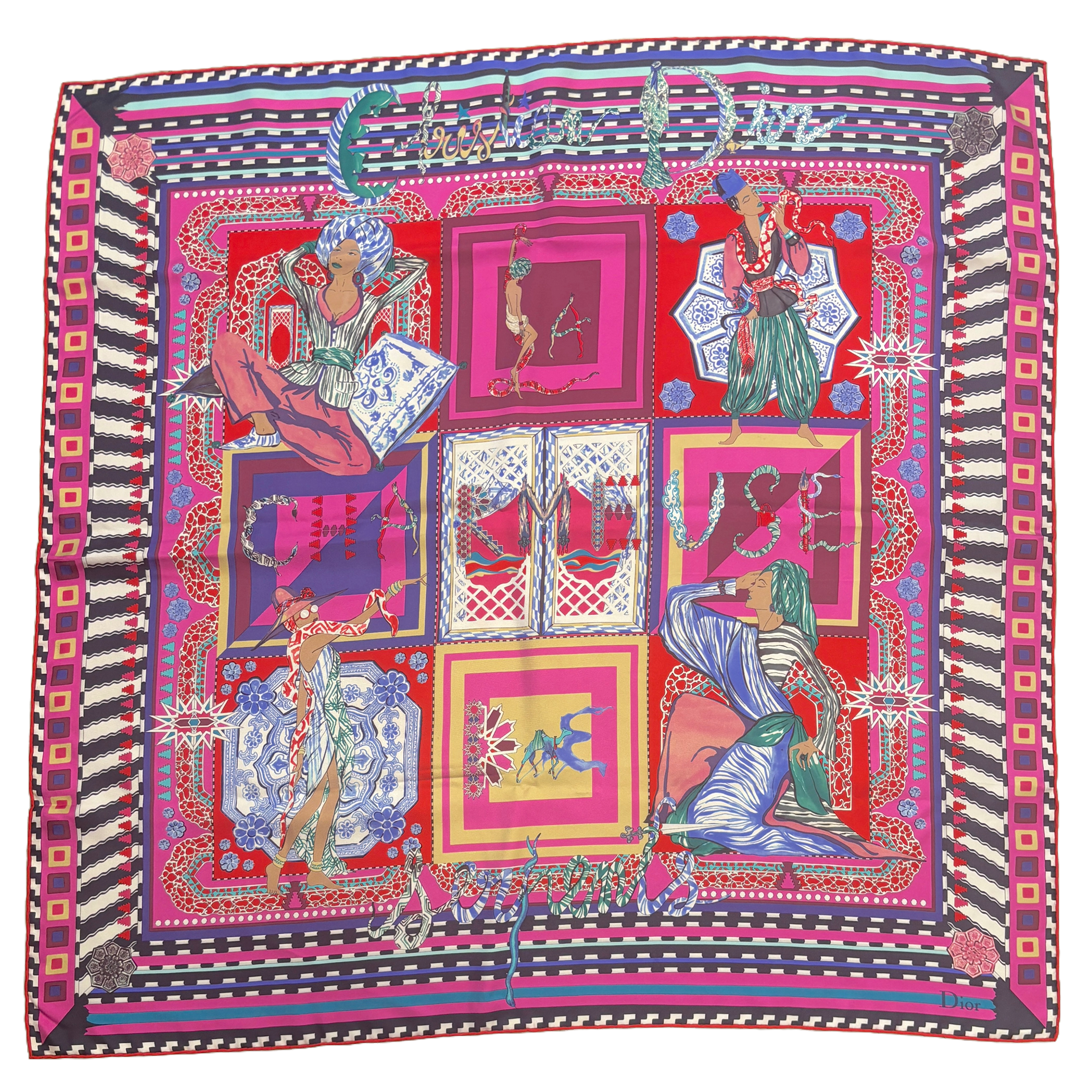 Cristian Dior silk scarf