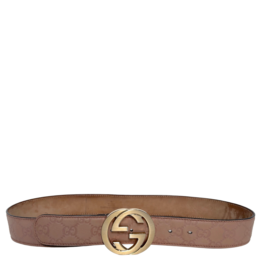 Gucci "Interlocking GG" belt