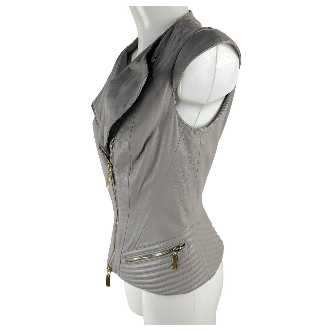 Elisabetta Franchi leather vest