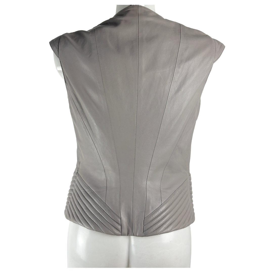 Elisabetta Franchi leather vest