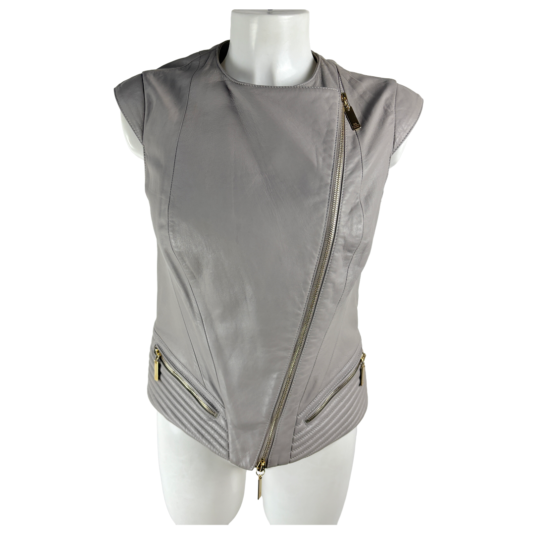 Elisabetta Franchi leather vest