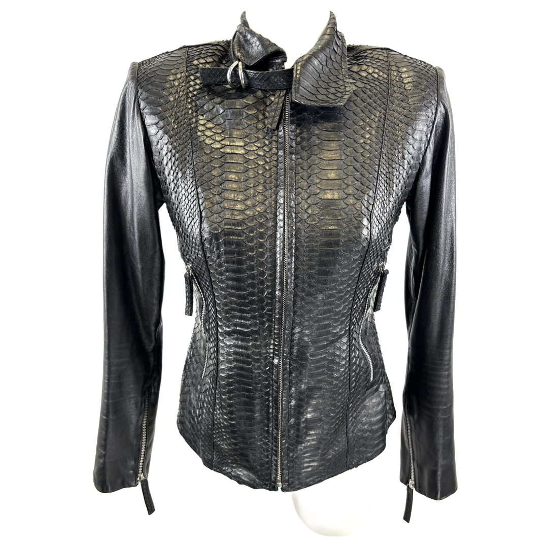 NMBR Nine python jacket