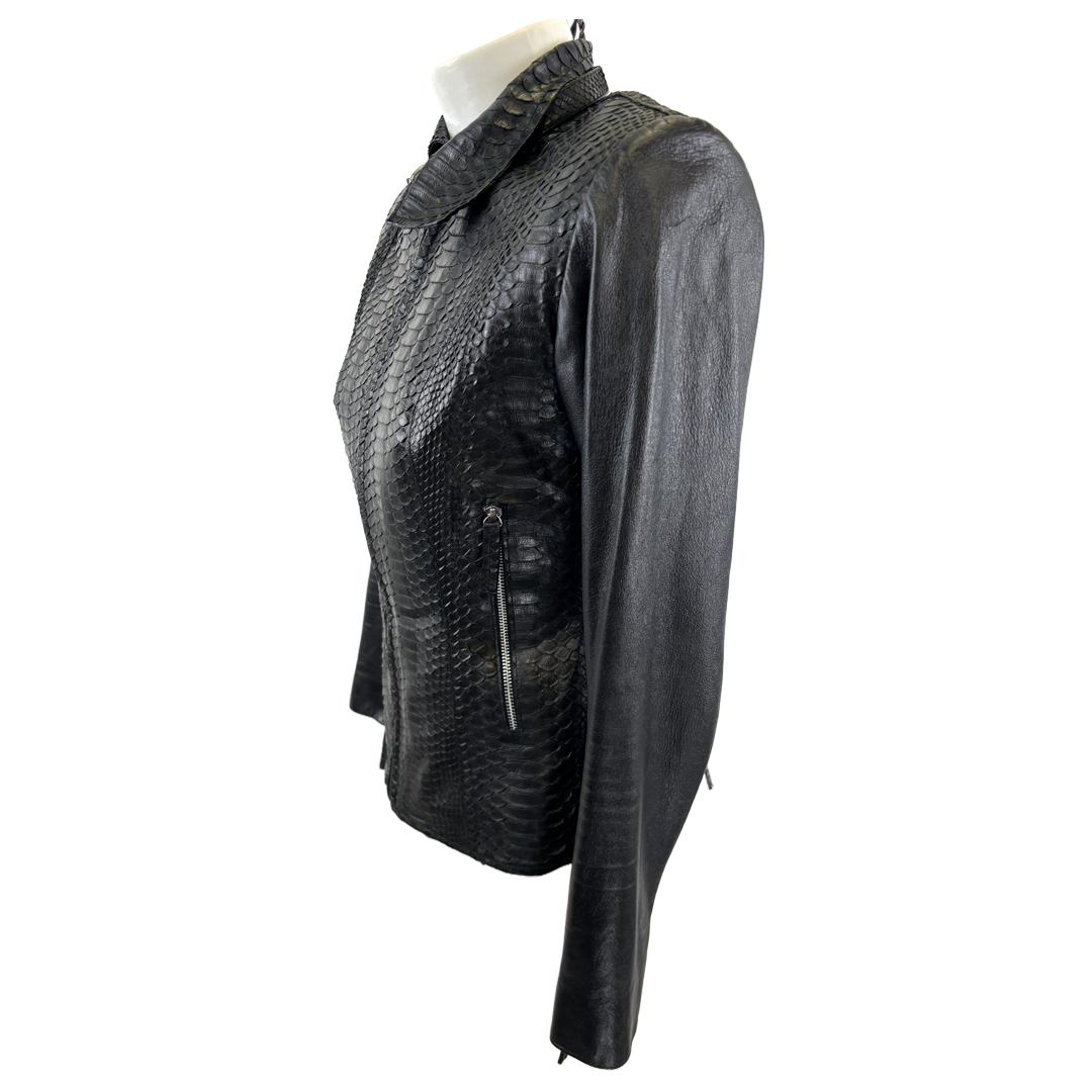 NMBR Nine python jacket