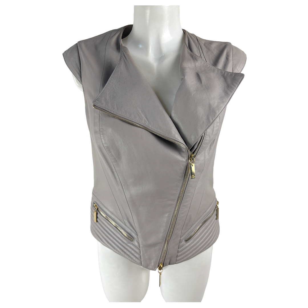 Elisabetta Franchi leather vest