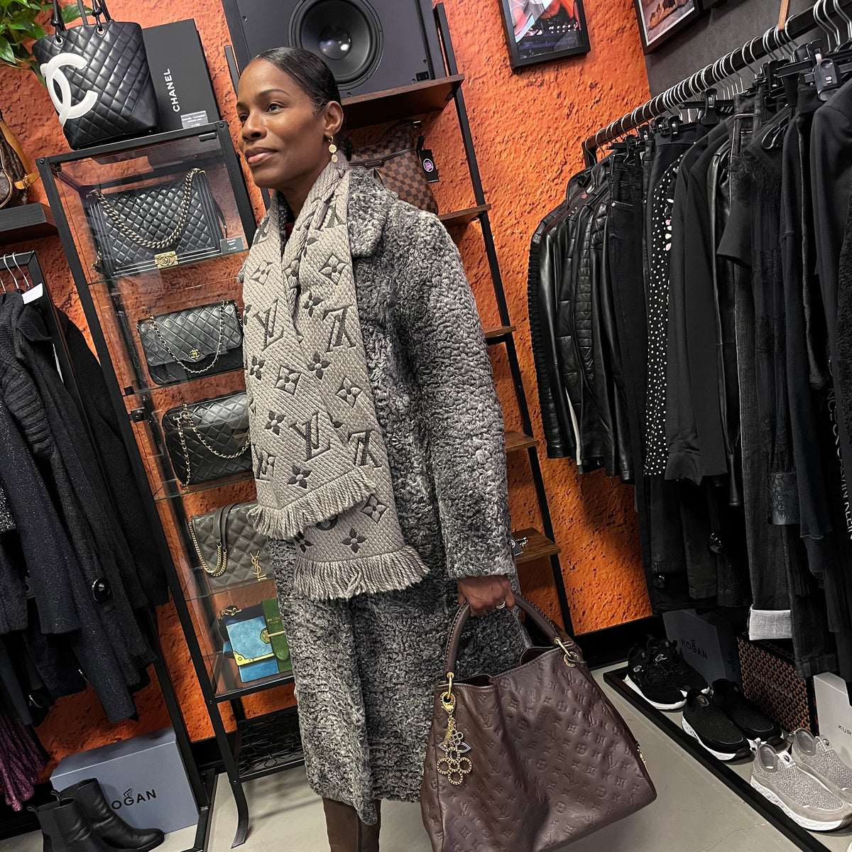 Vintage astrakhan coat