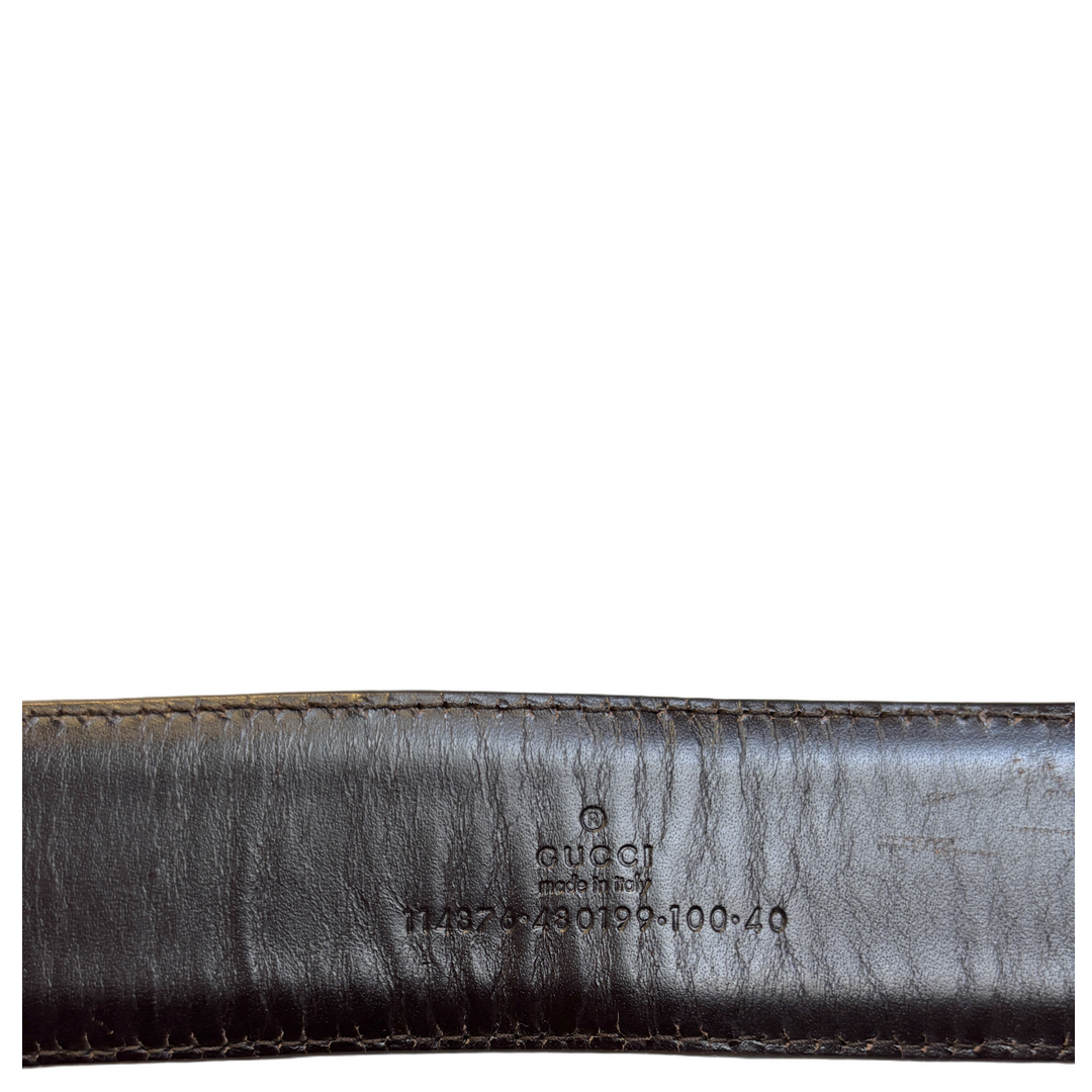 Gucci "GG Interlocking" belt