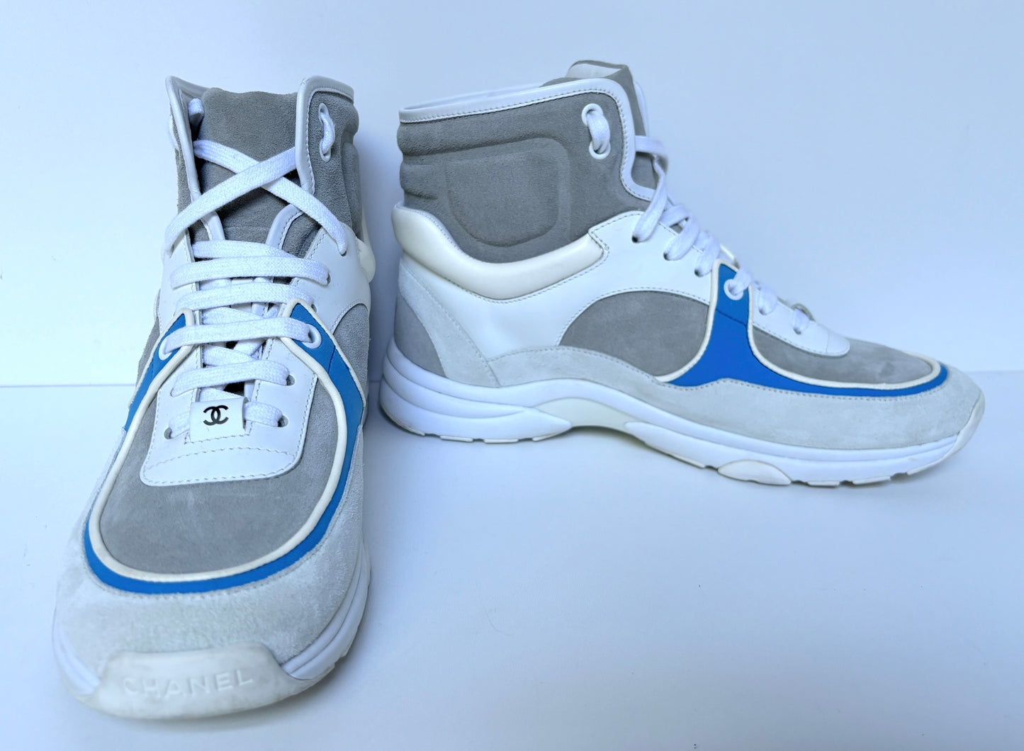 Chanel high sneakers