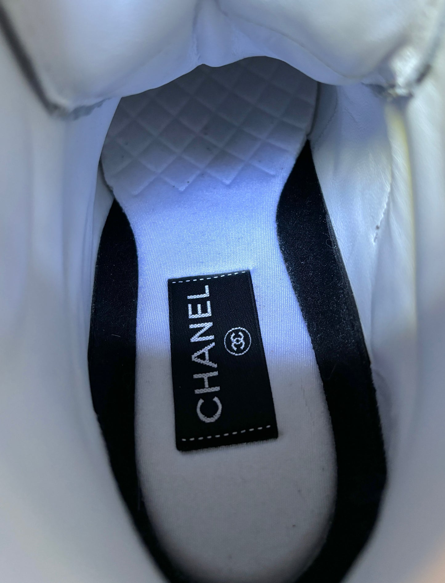 Chanel high sneakers