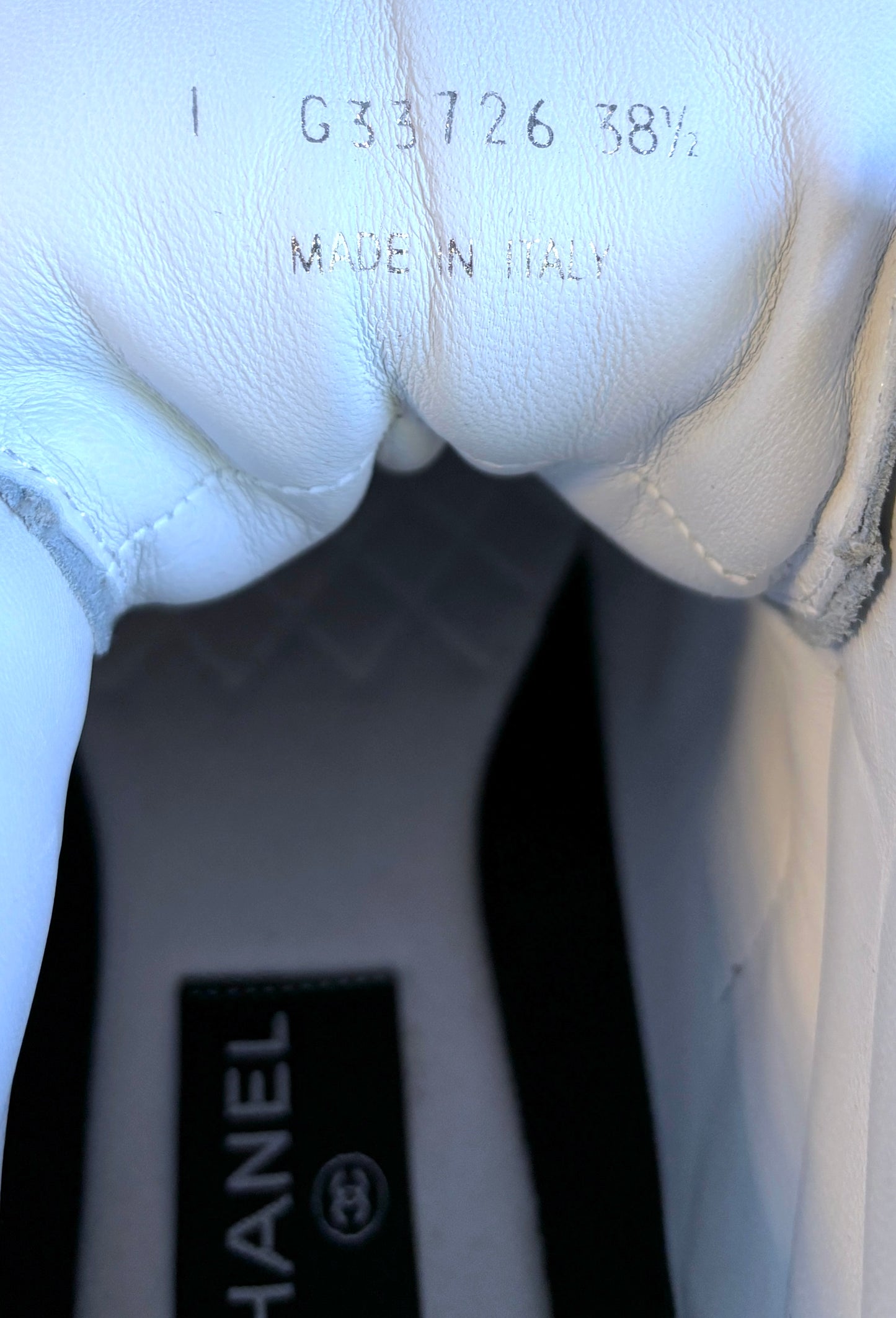 Chanel high sneakers