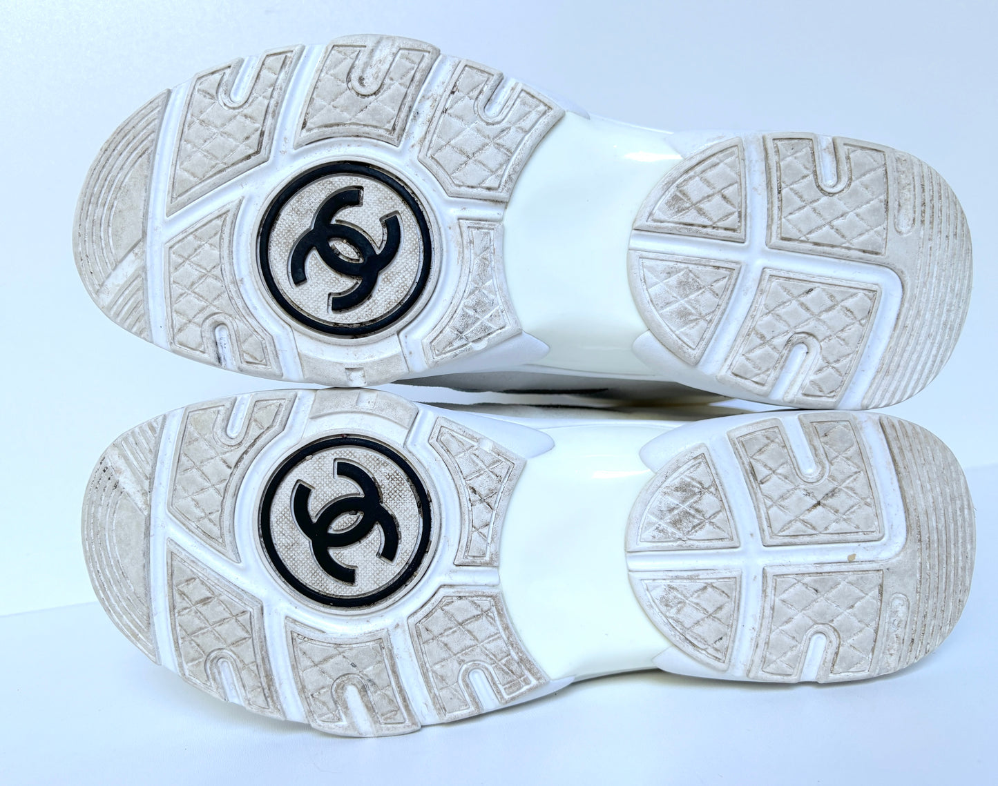 Chanel high sneakers