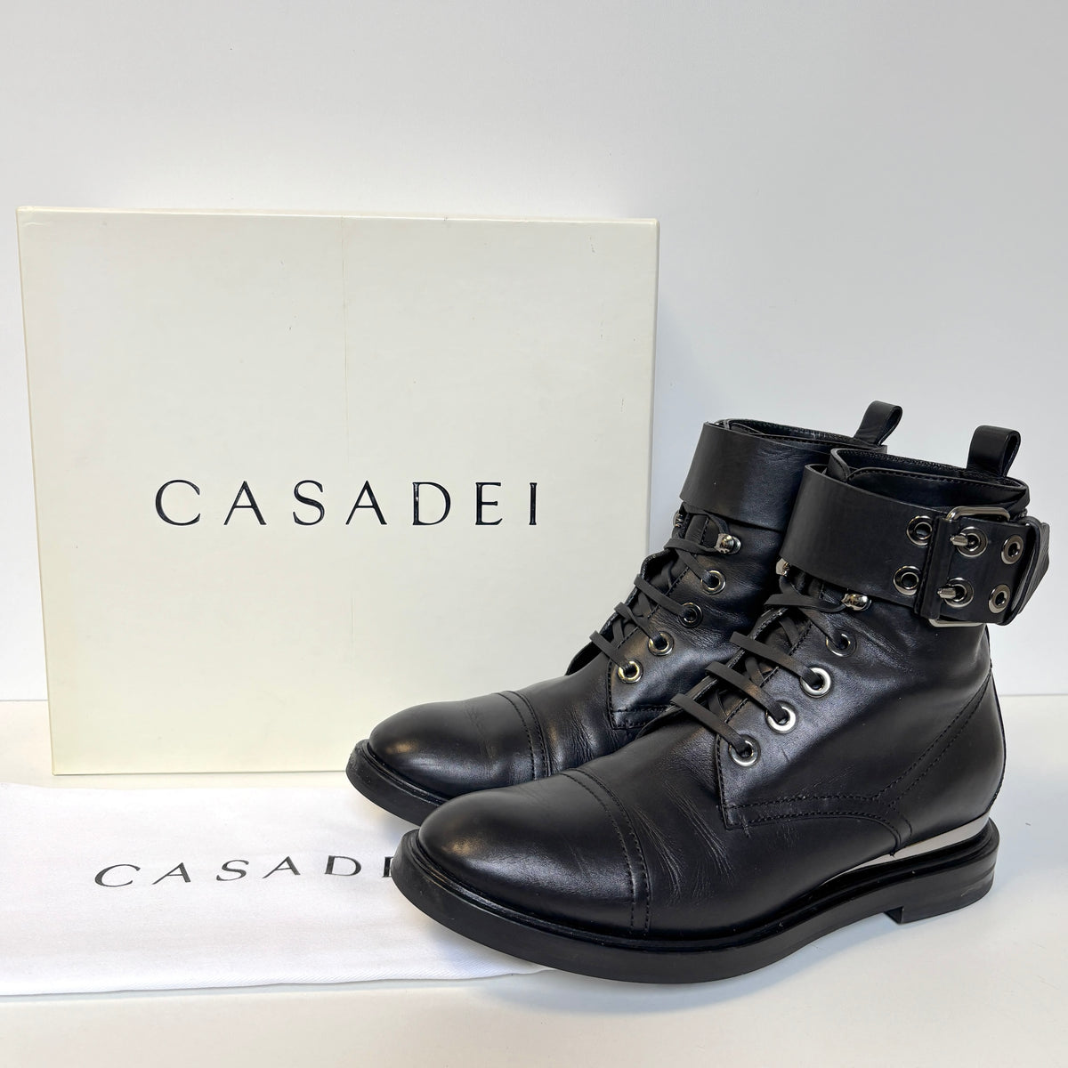 Casadei combat boots
