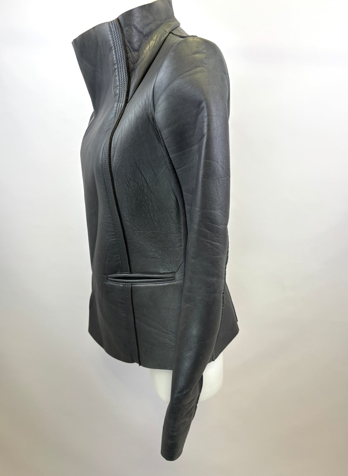 Rick Owens leather jacket