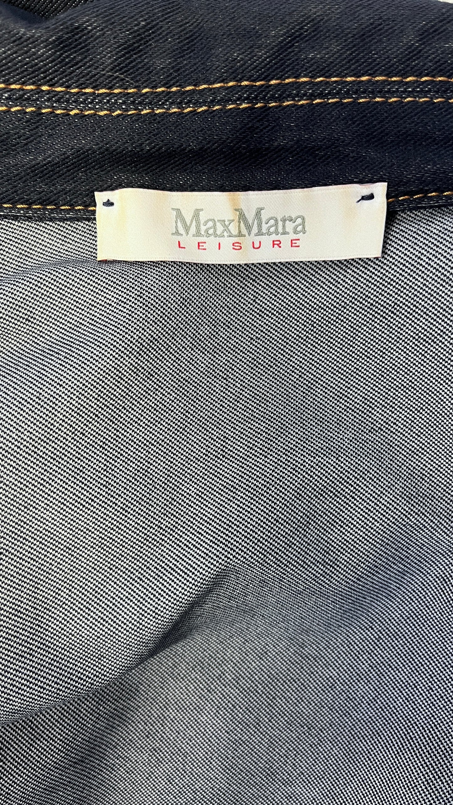 Max Mara denim suit