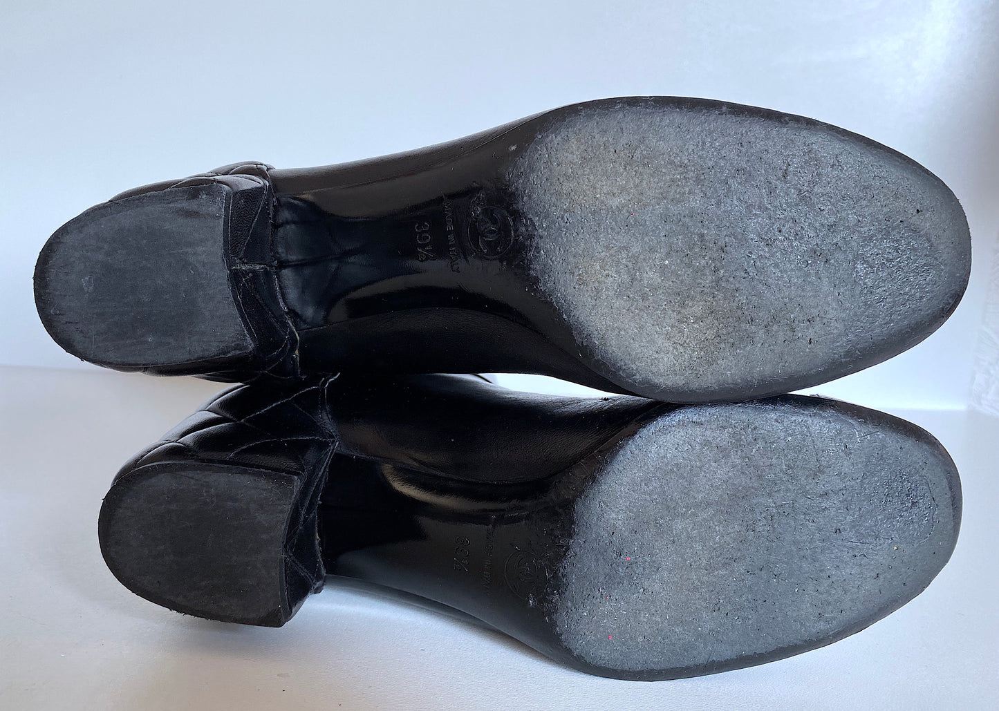 Chanel leather boots