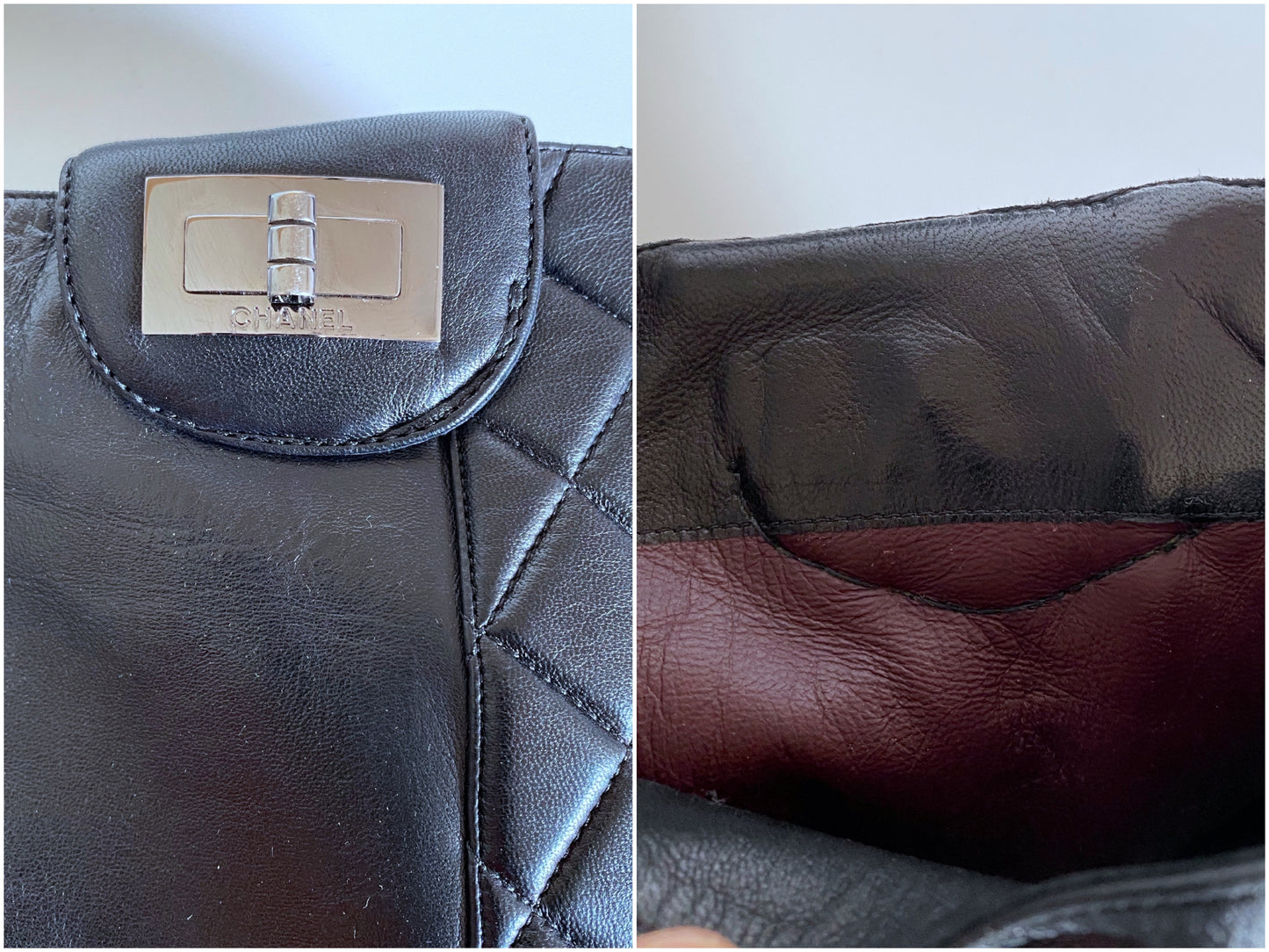 Chanel leather boots