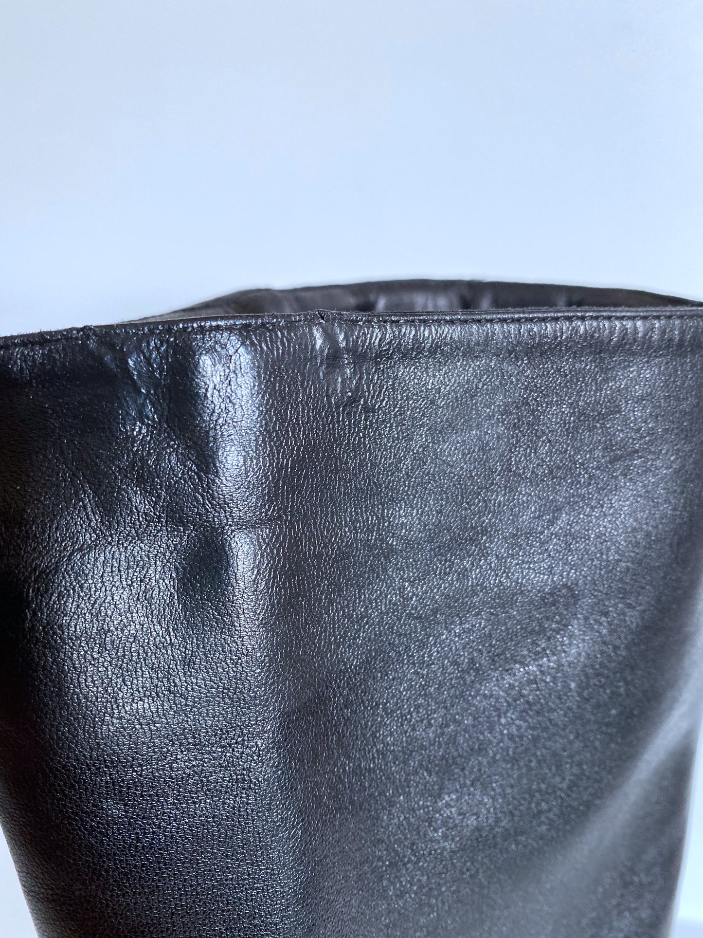 Chanel leather boots