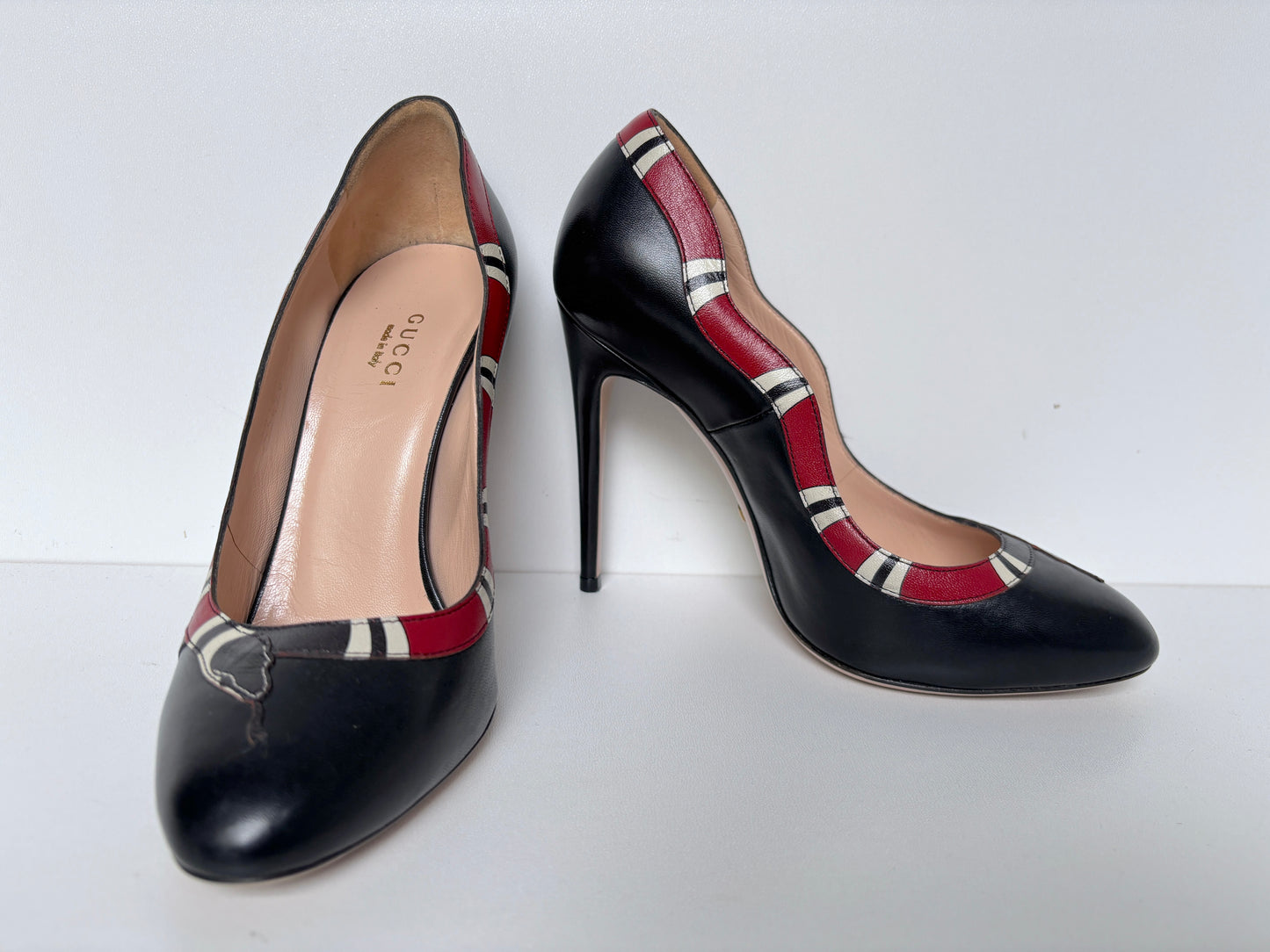 Gucci "Yoko Coral Snake" heels