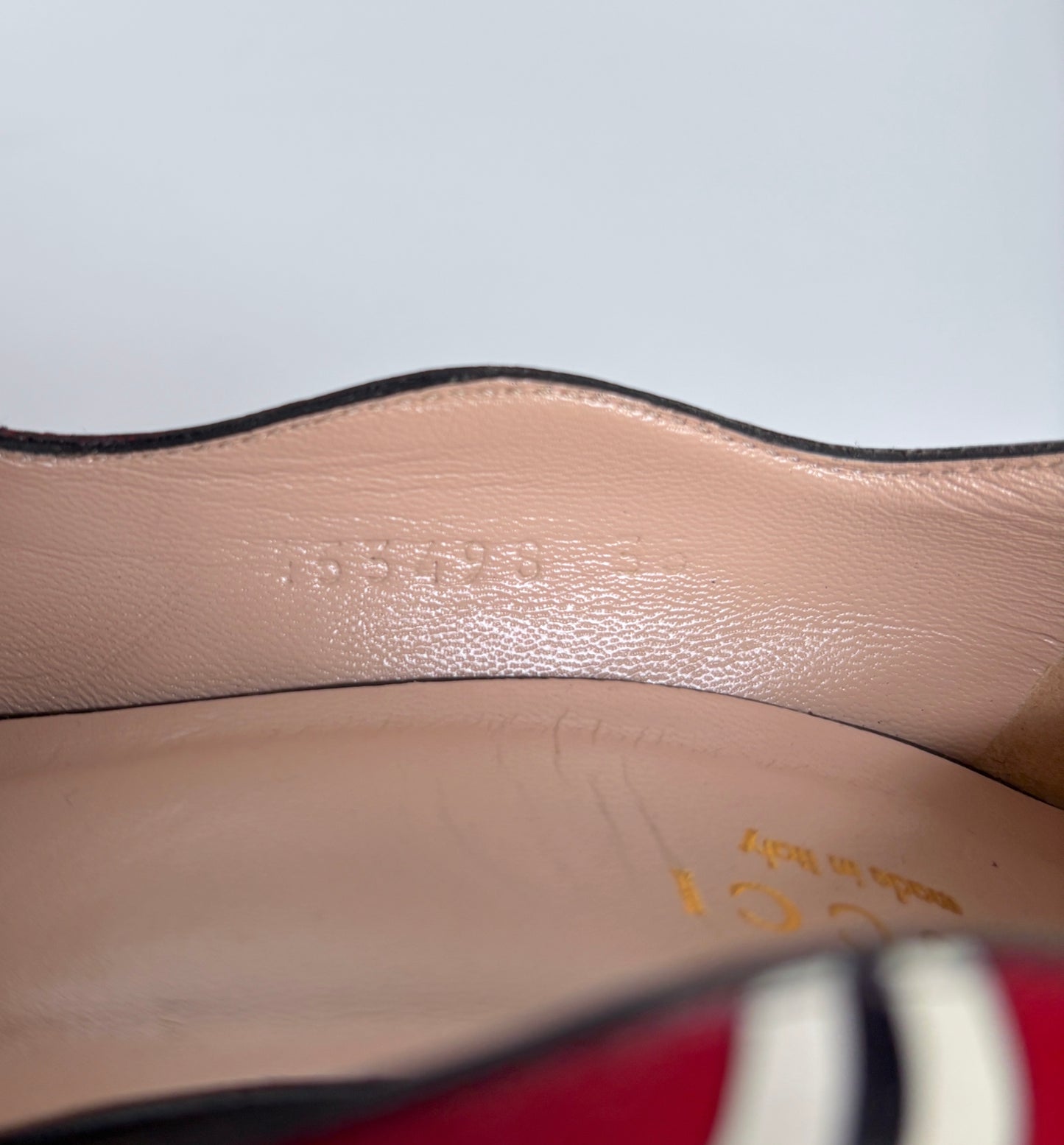 Gucci "Yoko Coral Snake" heels