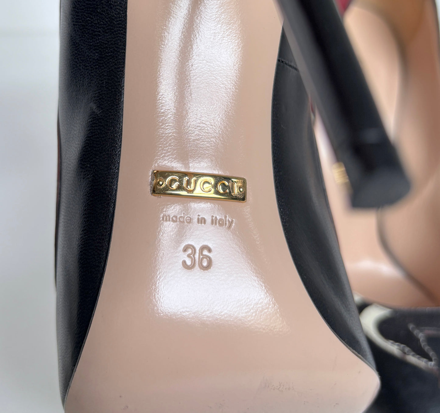 Gucci "Yoko Coral Snake" heels