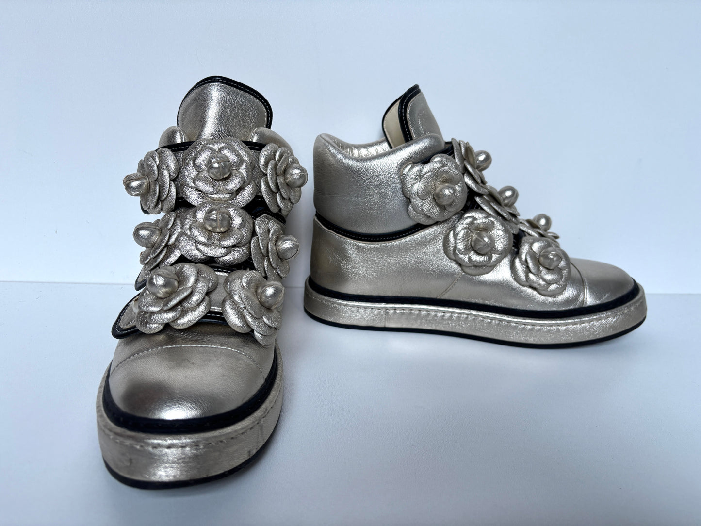 Chanel high "Camellia" sneakers